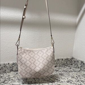 Kate Spade Cream Patterned Crossbody Bag